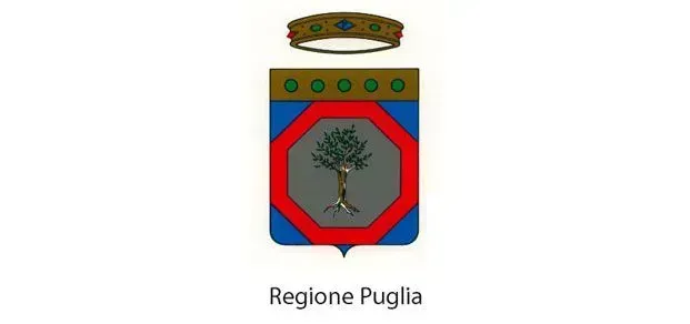 Lo stemma della provincia della puglia con un albero al centro.