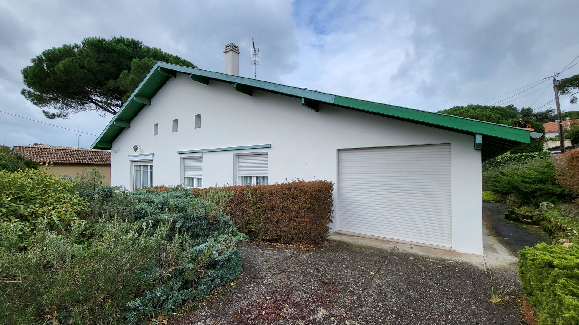Une maison à Arcachon, avant isolation thermique par l'extérieur.