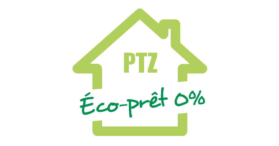 Logo de Éco-prêt 0 %.