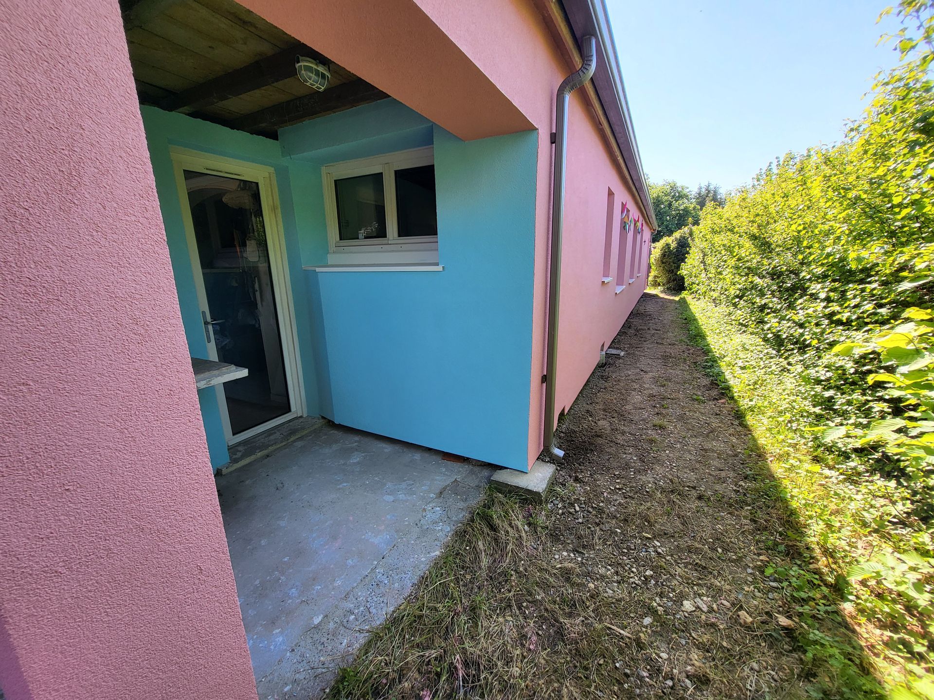 Une maison à Gradignan, après isolation thermique par l'extérieur.