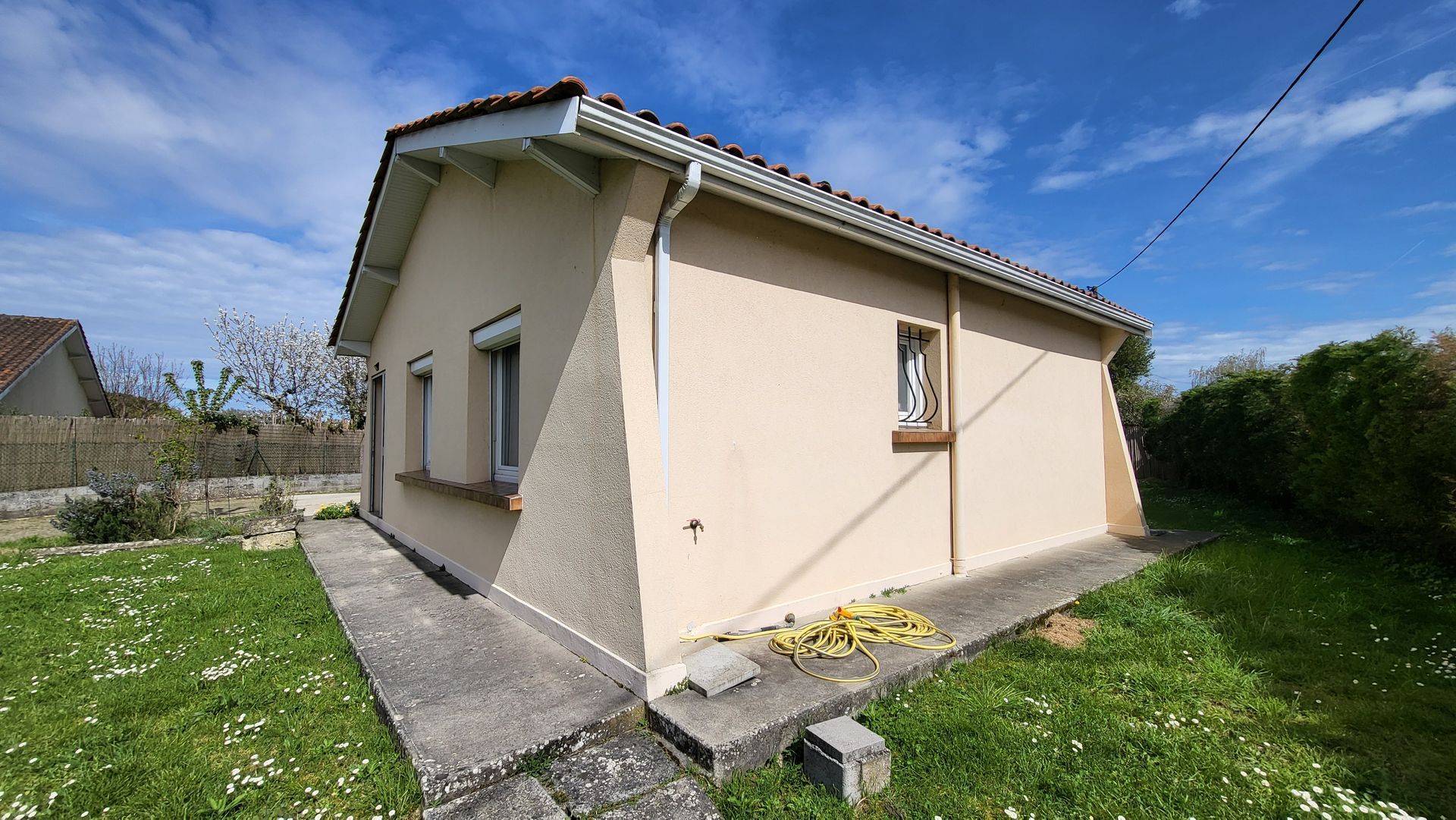 Une maison à Libourne, avant isolation thermique par l'extérieur.