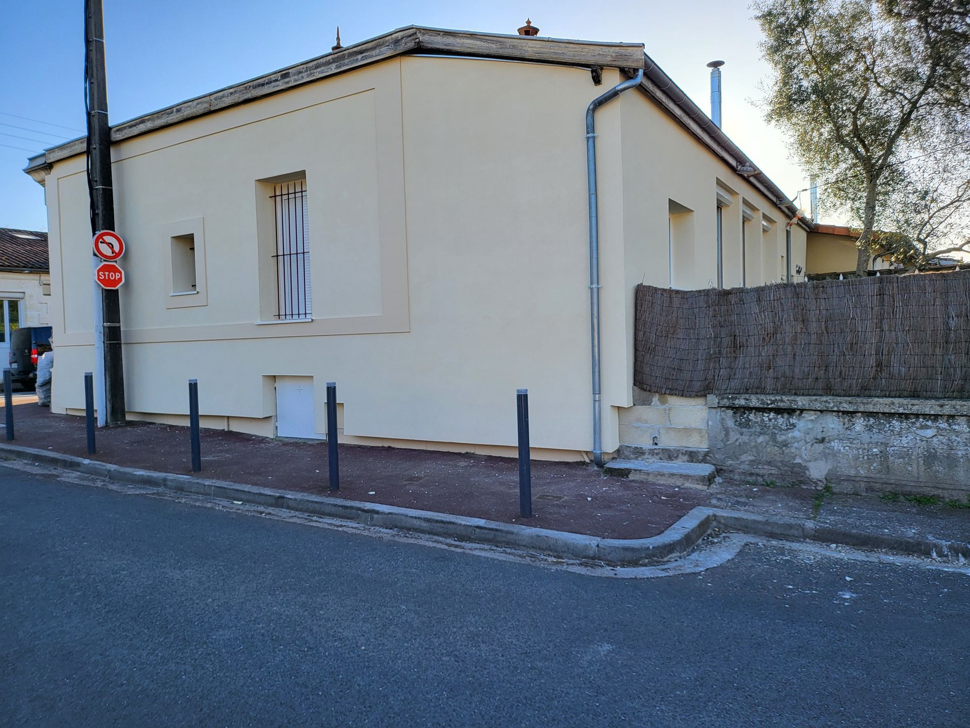 Une maison à Mérignac, après isolation thermique par l'extérieur.