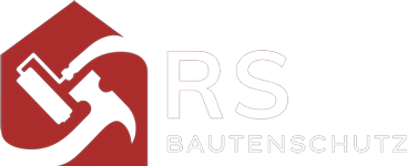Ein rot-weißes Logo für RS Bautenschutz