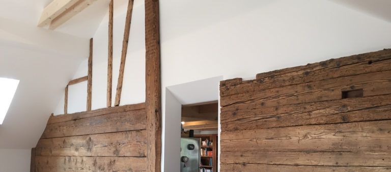 Innenwand Altbau | Herzog Umbauten AG | Neubau, Renovation, Umbau, Altbausanierung, Beton Möbel | Zürich