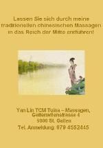 Gutschein3TCM Tuina Massage St. Gallen Yan Lin