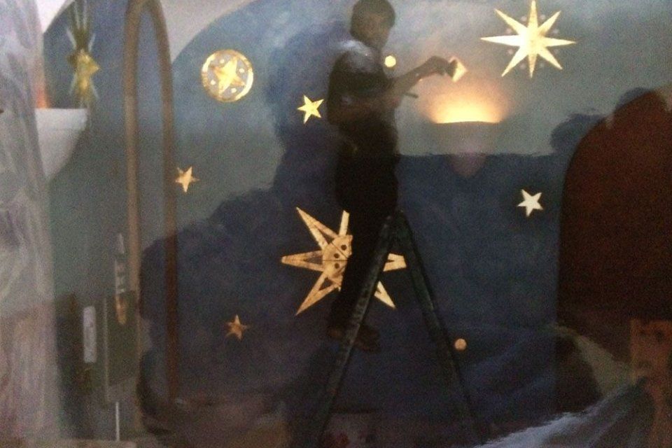 Glasdekoration von Marcello Del Curto