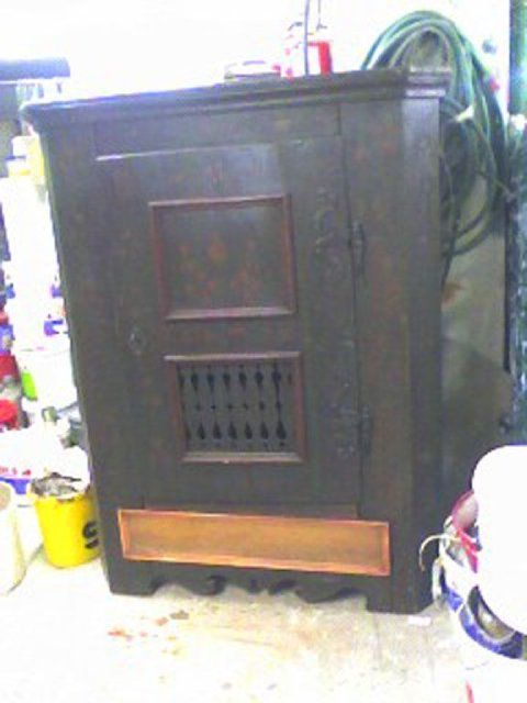 Ofen, der von Marcello Del Curto gestaltet wird