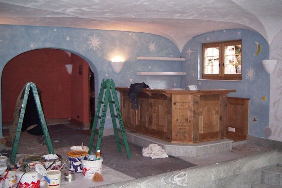 Zimmer, das von Marcello Del Curto gestaltet wurde