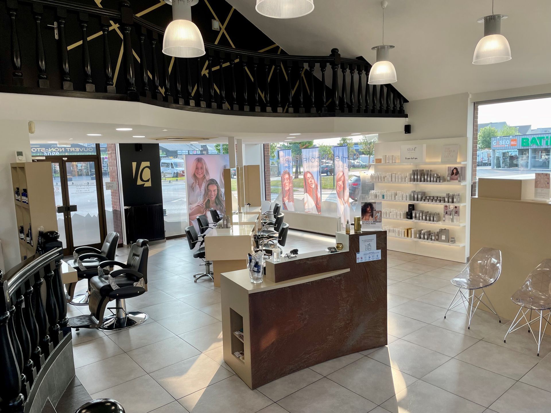 Salon de coiffure mixte