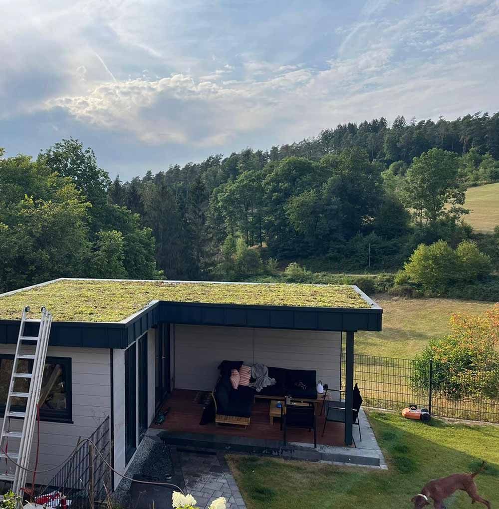 Bild Dachstruktur aus Holz