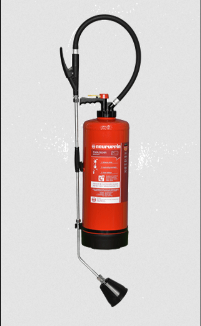 Feuerlöscher Schlauch mit Löschpistole für flexible Brandbekämpfung im Ernstfall