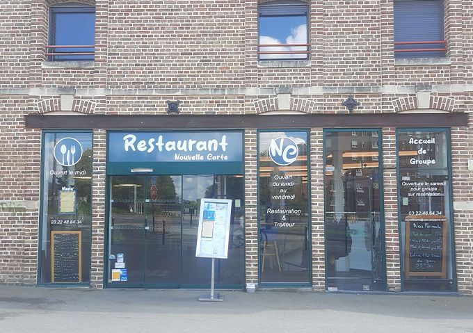 La façade du restaurant Nouvelle Carte
