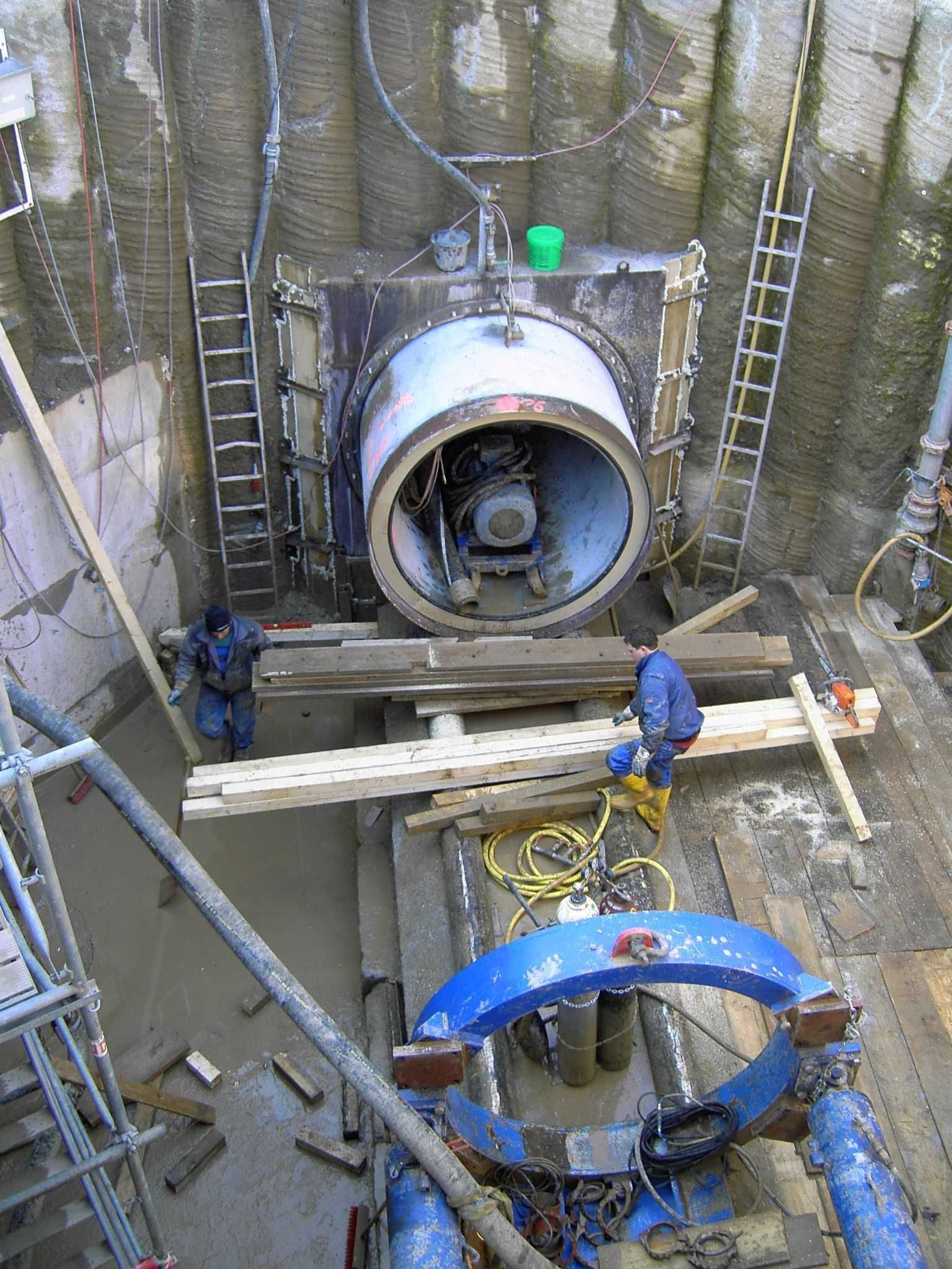 Gesteuerter Rohrvortrieb DN 1800 in Lichtenfels