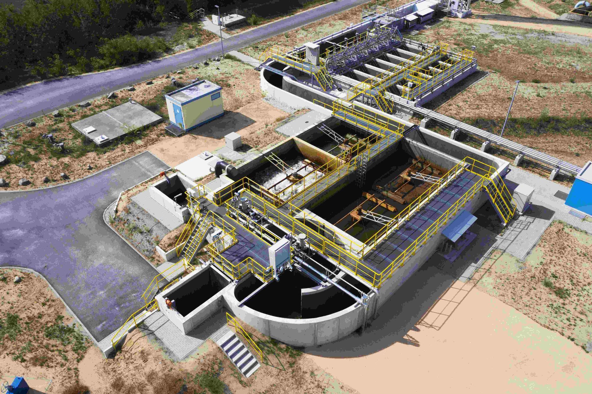 Grundwasseraufbereitung am Standort Schwarze Pumpe