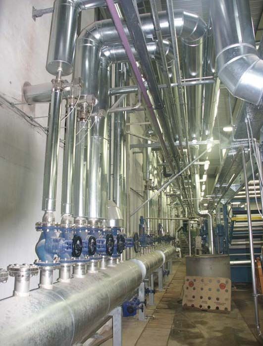 Hochkomplexe Planung der technischen Ausrüstung im Fertigungsbetrieb der Spremberger Tuche