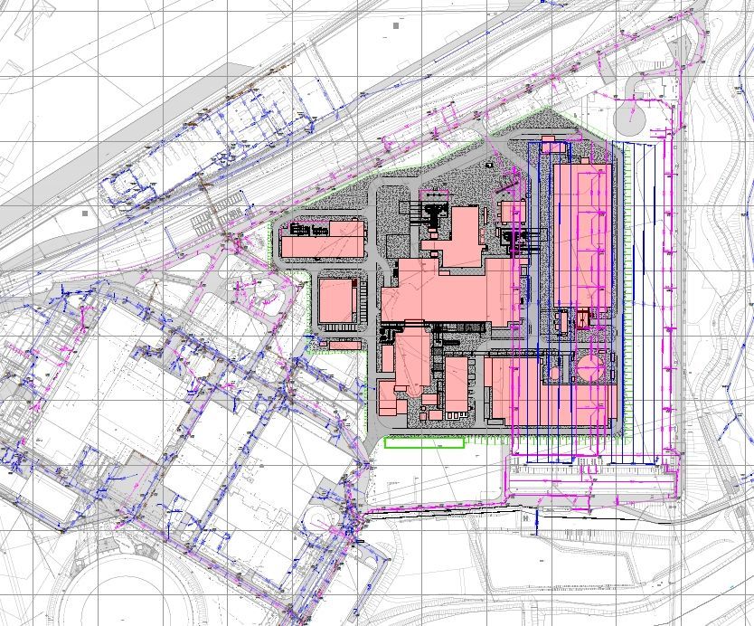 Aktuelle Einbindung einer bauseits geplanten GuD-Anlage (800 MW) am Standort Gersteinwerk in das bestehende Kraftwerkssystem.