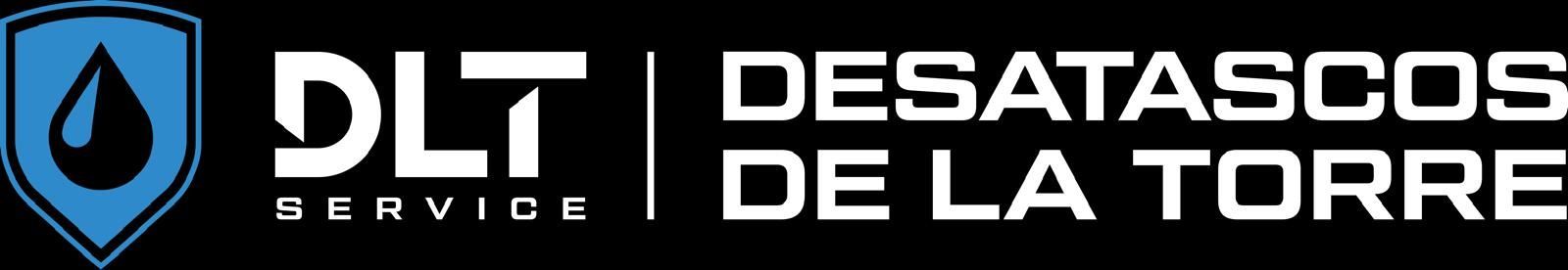 Logotipo: Escudo azul con gota de agua y texto “DLT SERVICE”.