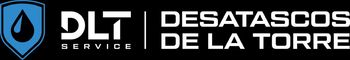Logotipo: Escudo azul con gota de agua y texto “DLT SERVICE”.