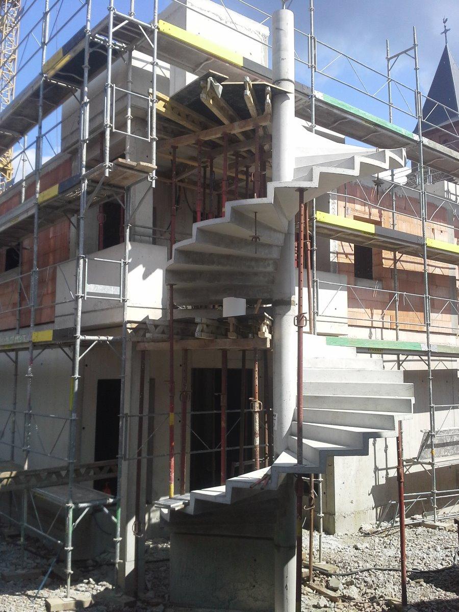 Escalier béton armé