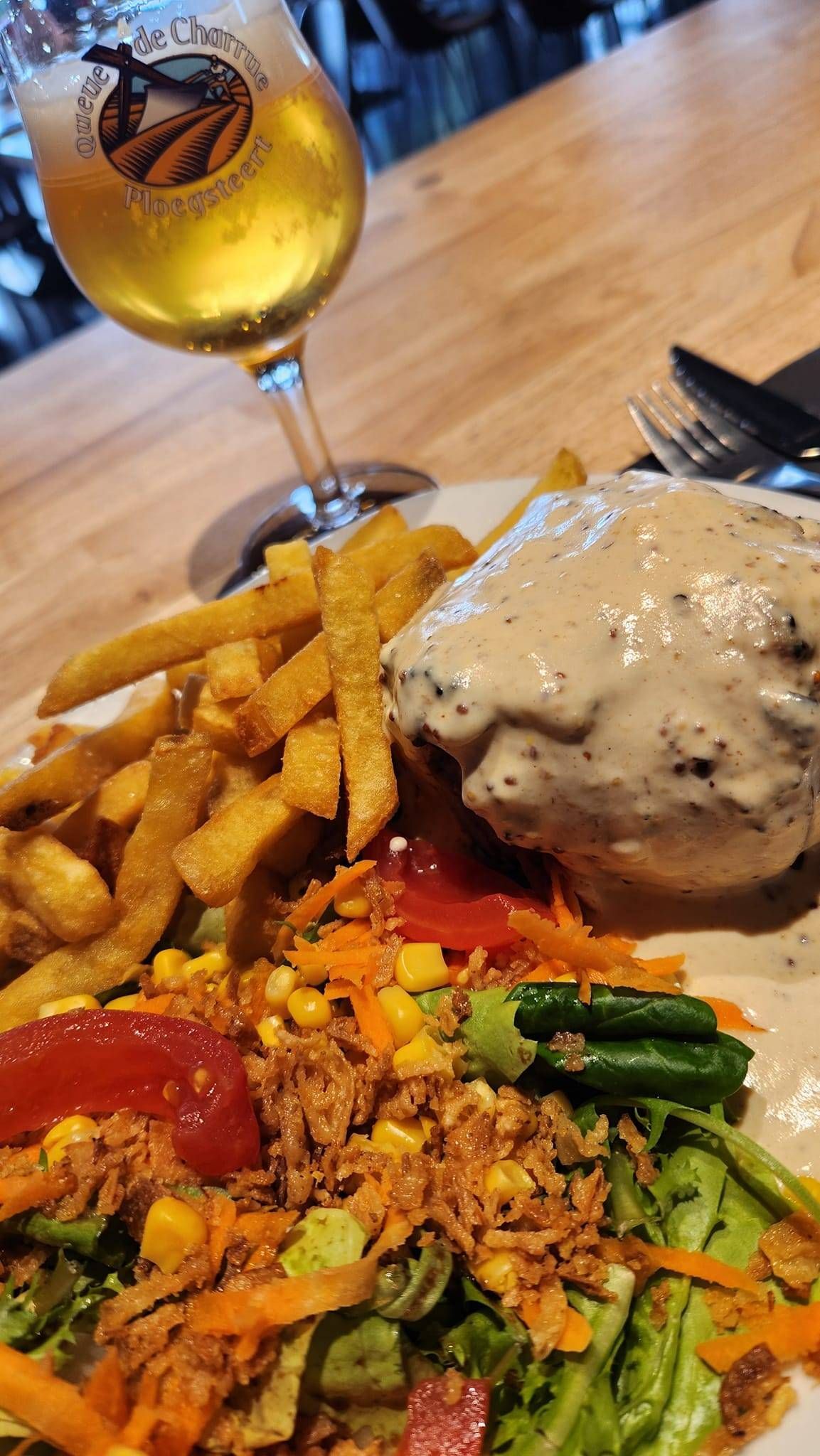 Paupiette sauce moutarde.