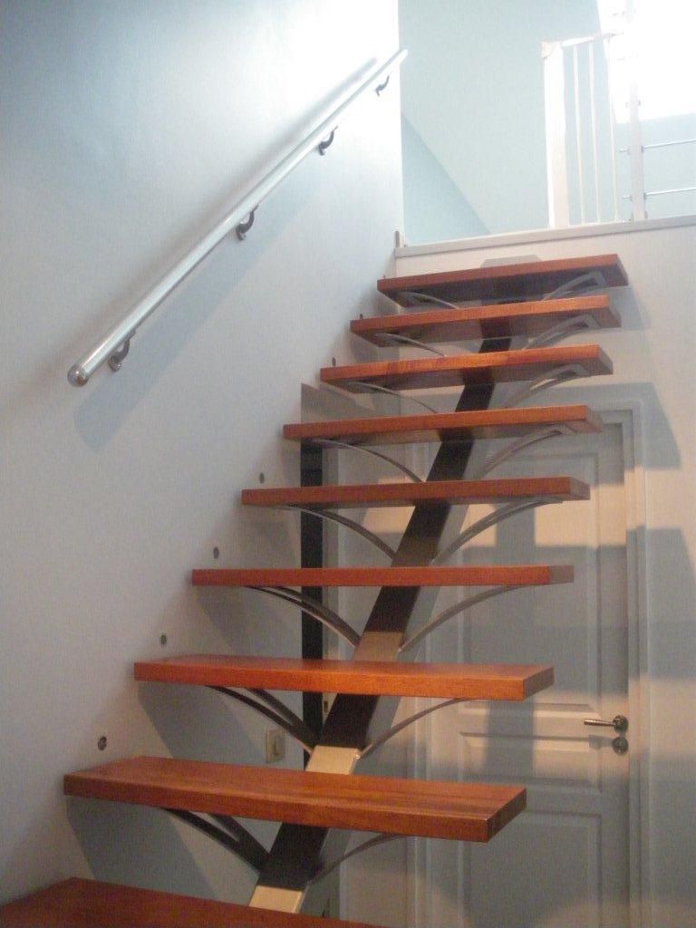 Escalier bois et acier