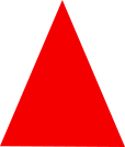 Icon rotes Dreieck