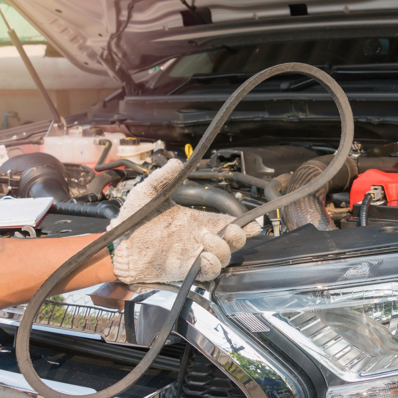 Vers la page Courroie de distribution.