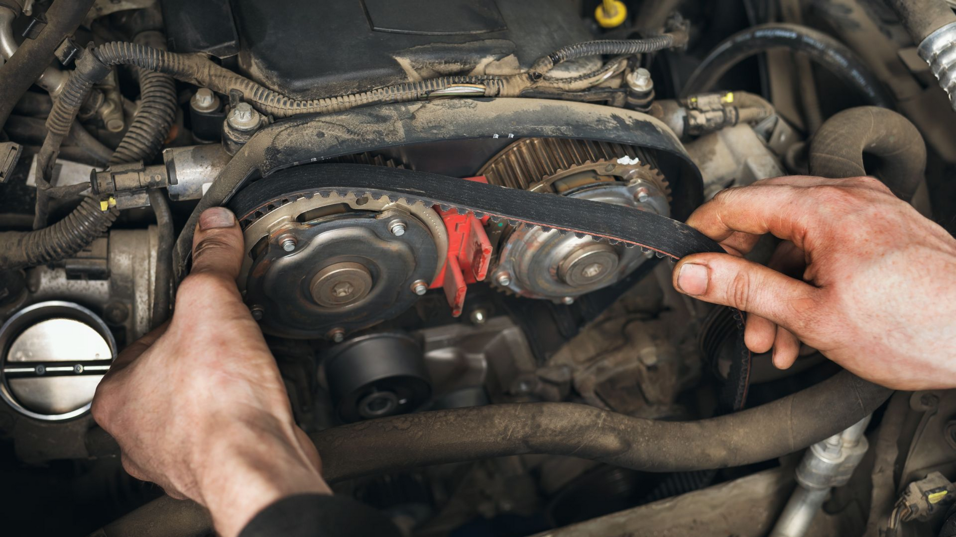 Remplacement d'une courroie de distribution.