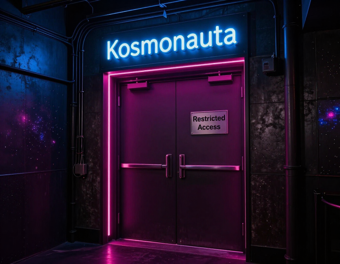 Acceso restringido a la zona privada de Kosmonauta