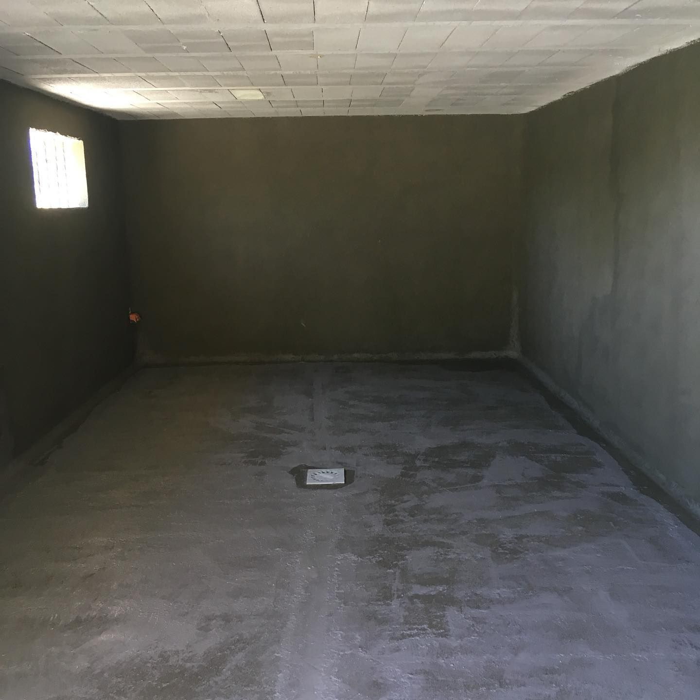 Vue sur une cave vide