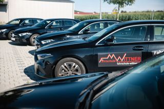 Fahrschüler der Fahrschule Manfred Wittner auf Motorrad