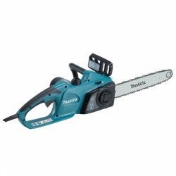 Una motosega Makita è raffigurata su uno sfondo bianco.