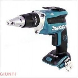 Un cacciavite per cartongesso Makita brushless da 18 V è mostrato su uno sfondo bianco.