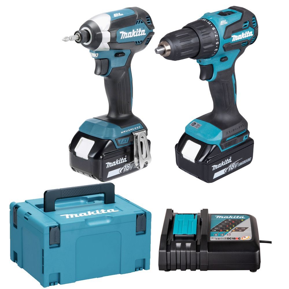 KIT AVVITATURA MAKITA DLX2537TJ A BATTERIA 18V LI-ION