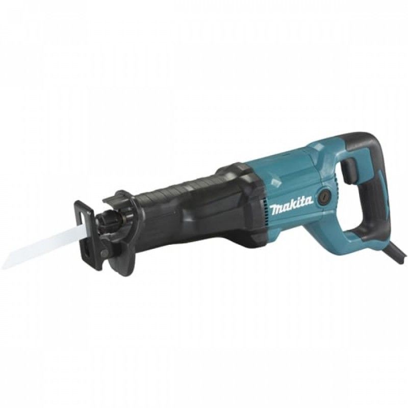 Un seghetto alternativo Makita su uno sfondo bianco