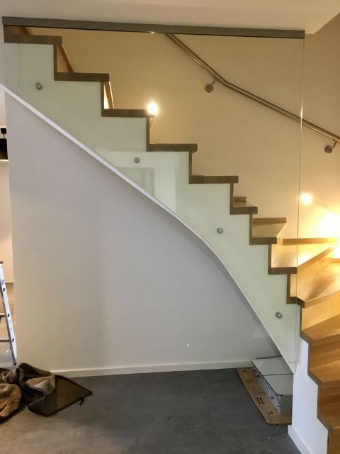 Glaserei Dieter Müller Treppengeländer aus Glas