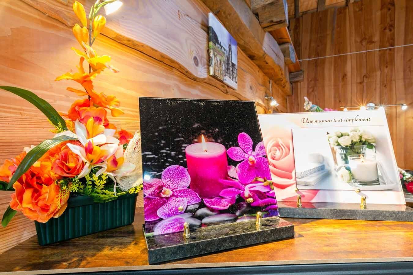 Articles funéraires personnalisables