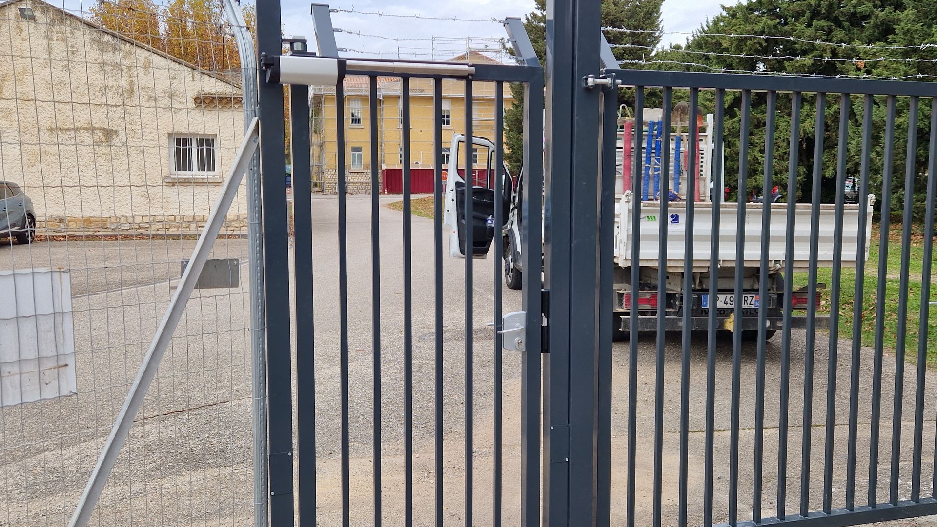 Installation d'un portillon par nos soins