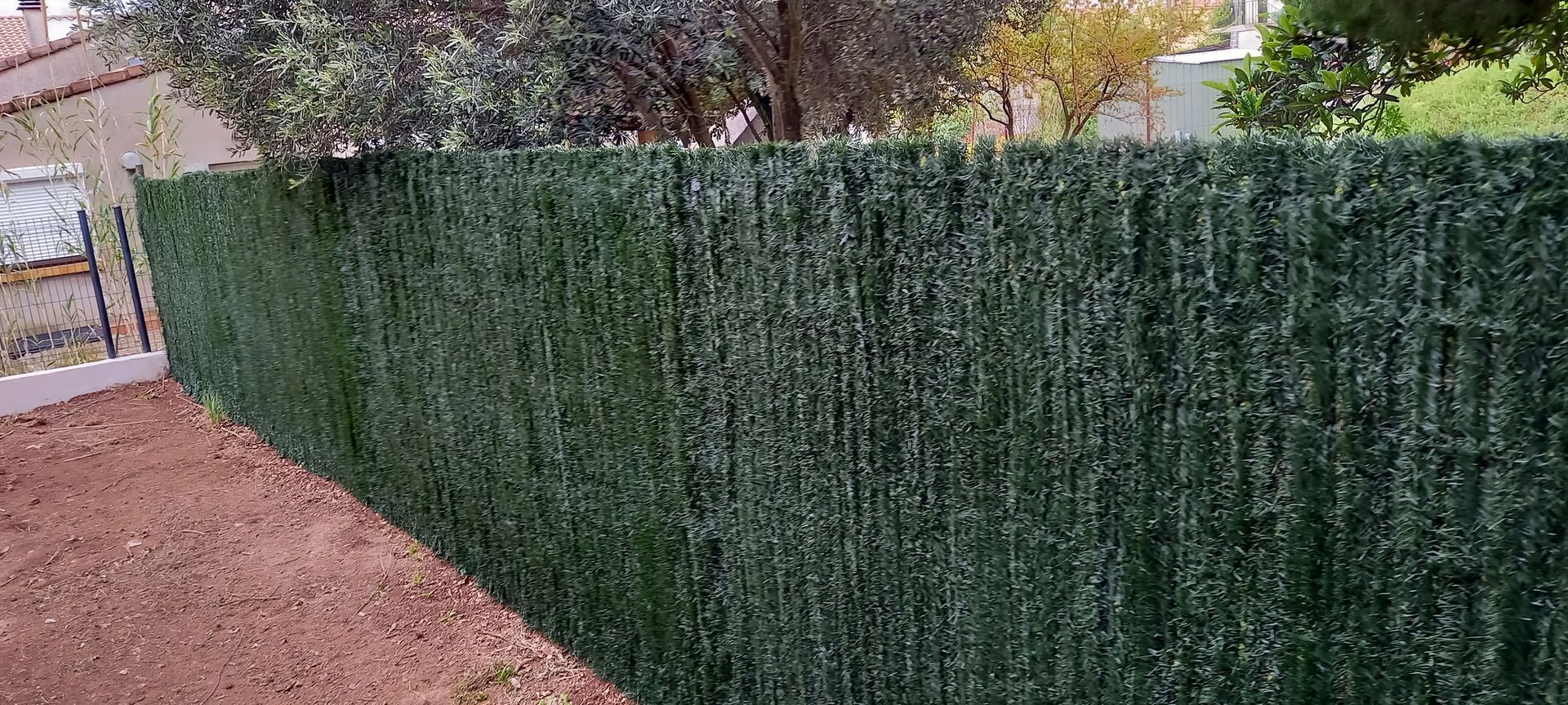 Clôture synthétique de brande