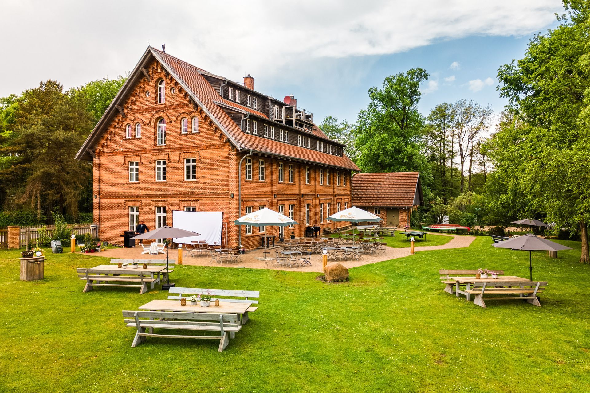 Bolter Mühle mit Garten