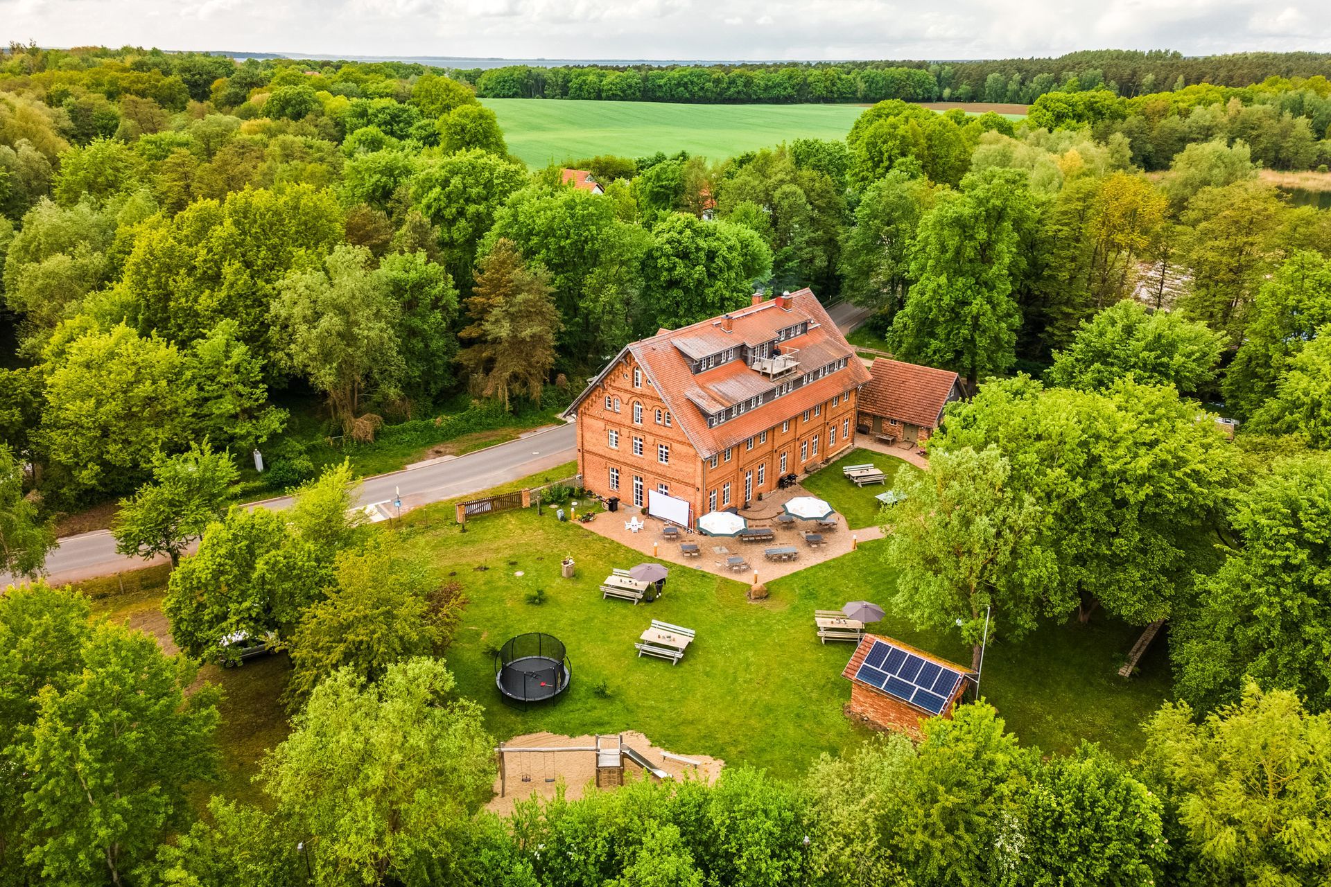 Hotel von oben