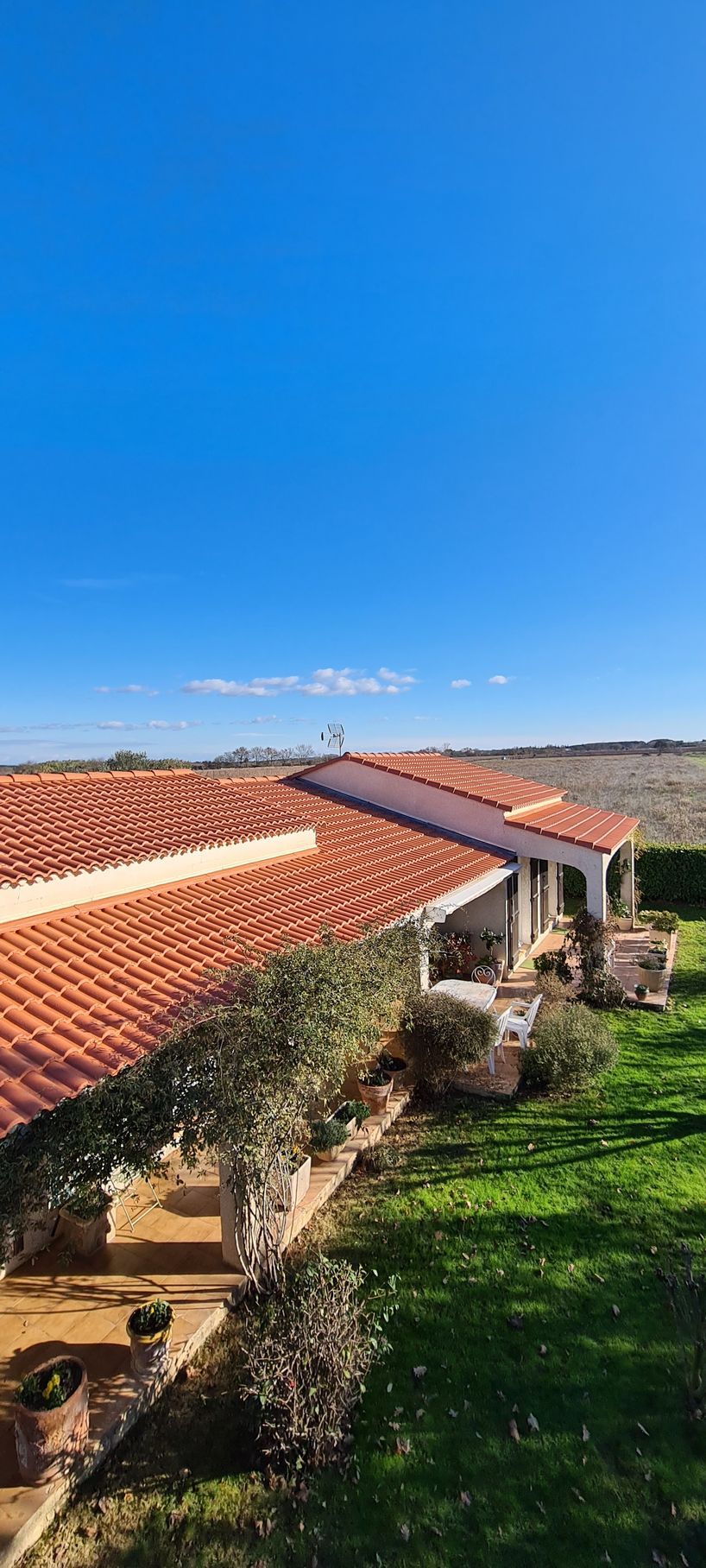 Couverture neuve de maison