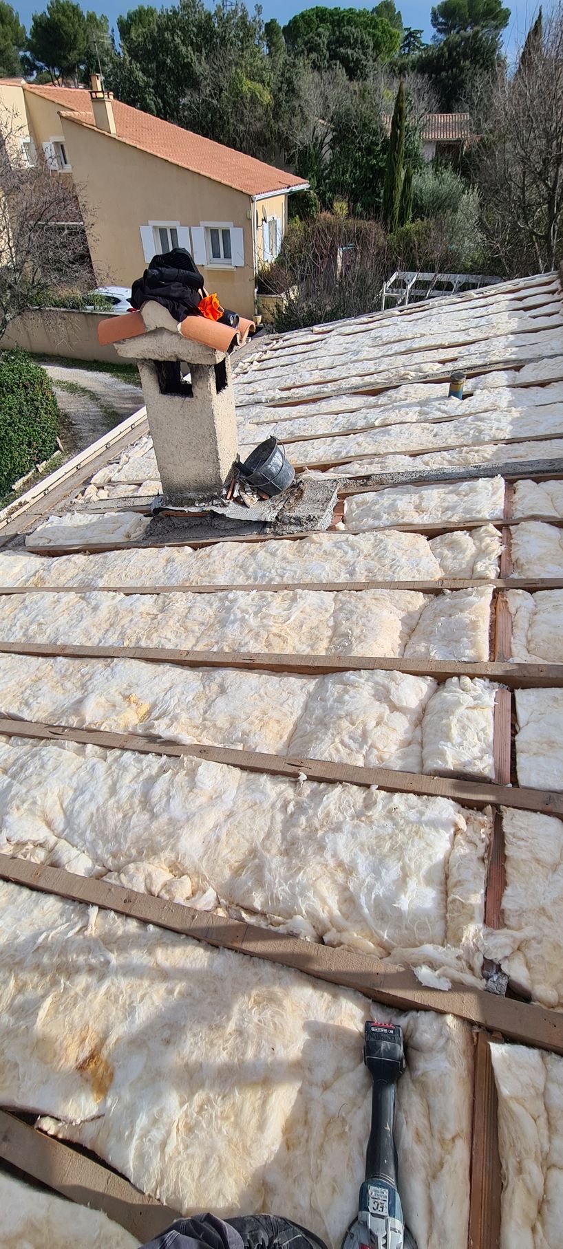 Isolation couverture