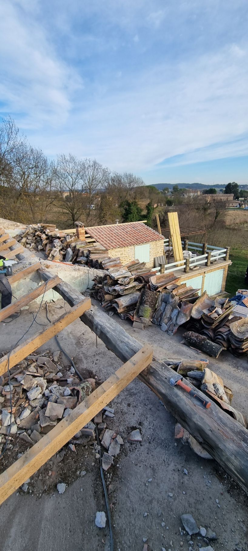 Chantier de couverture