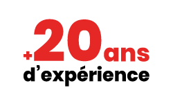 Logo 20 ans d'expérience