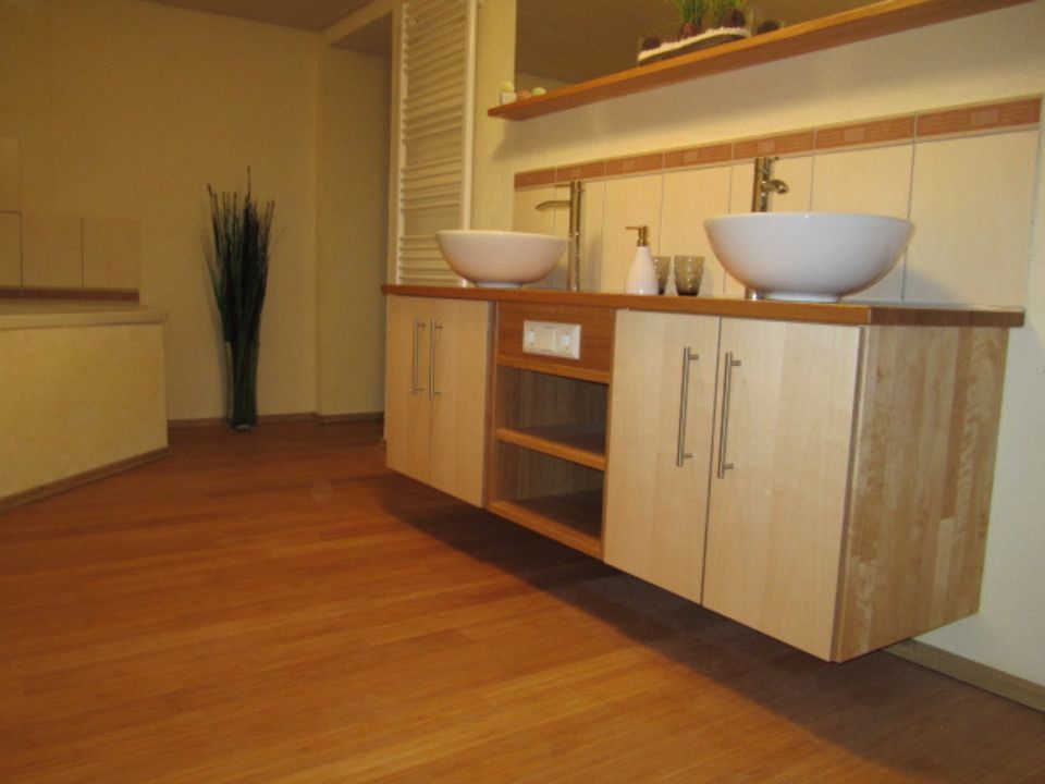 Badezimmerarmaturen aus Holz