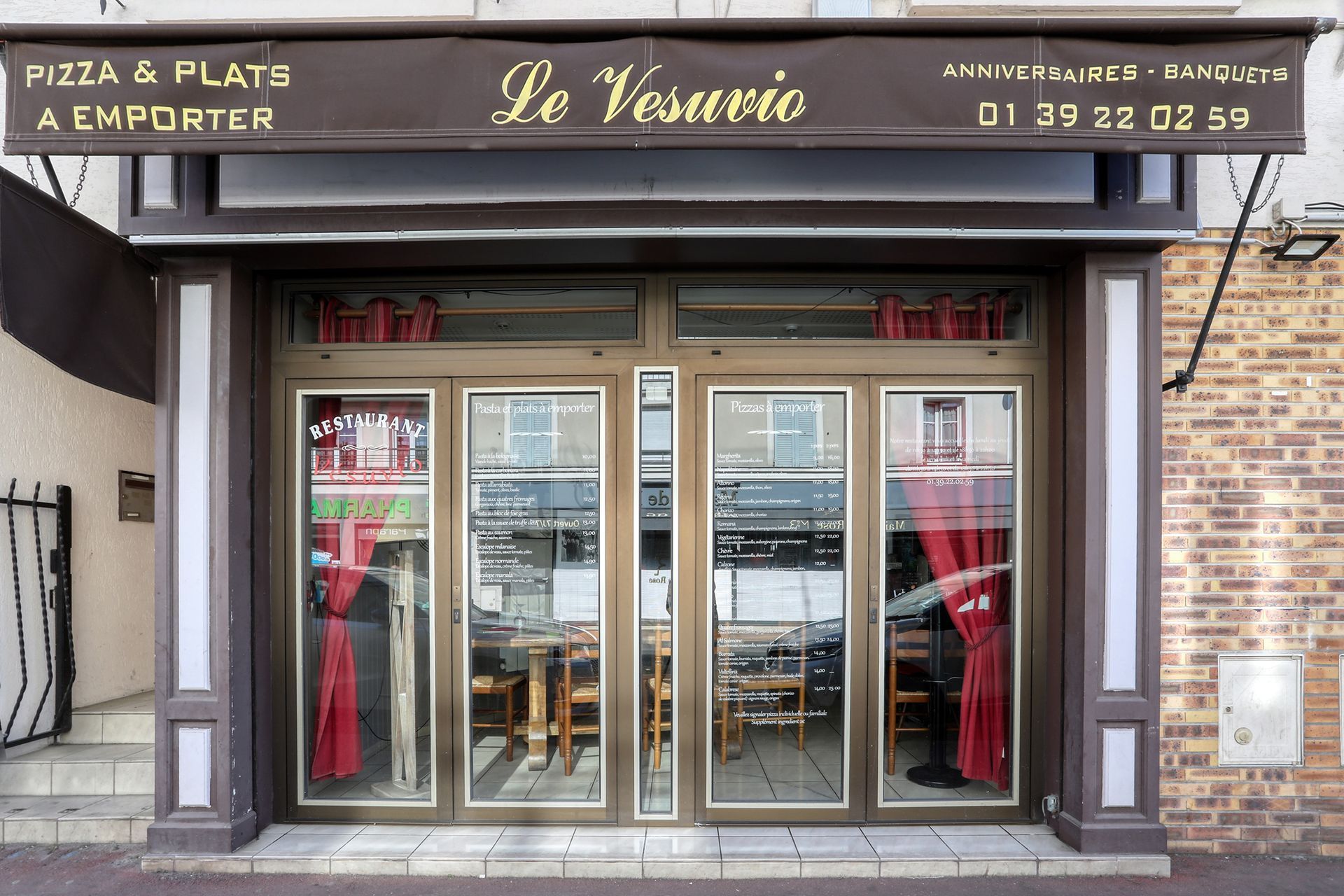 Devanture du restaurant