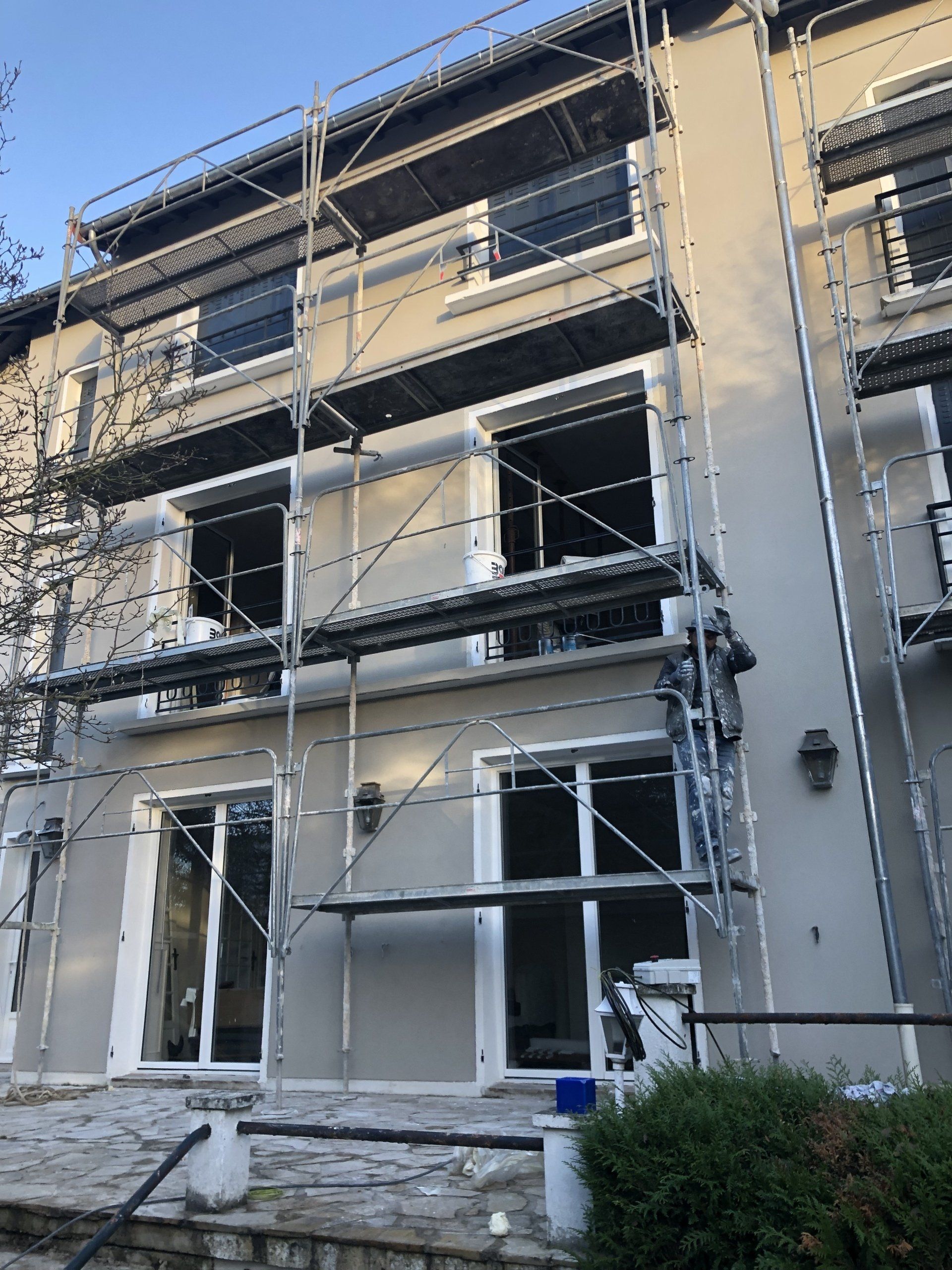 Ravalement façade d'immeuble