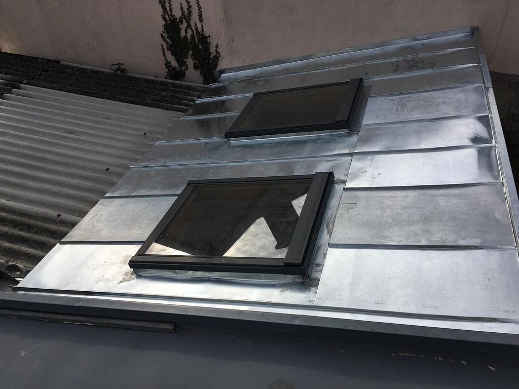 Fenêtre de toit posées
