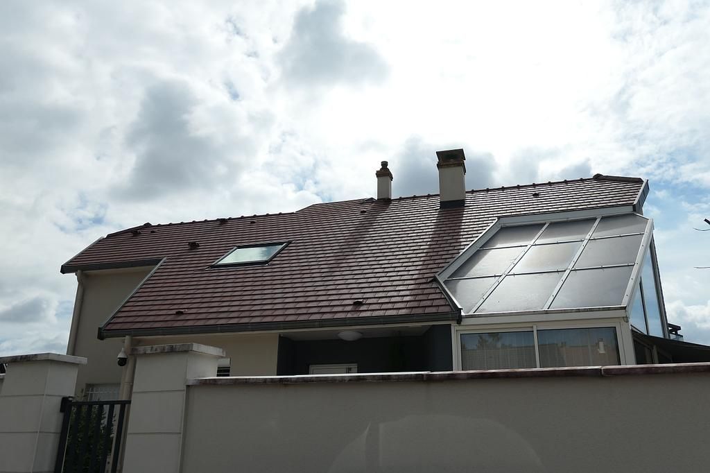 Chantier en cours de réalisation pour la couverture